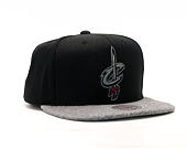 Kšiltovka Mitchell & Ness Fuzz 2 Tone Cleveland Cavaliers Black/Grey Heather Snapback