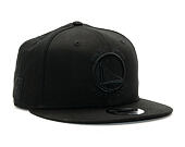 Kšiltovka New Era Black On Black Golden State Warriors Black 9FIFTY Snapback