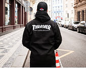 Bunda Coach Jacket HUF Thrasher Chore Black
