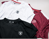 Triko New Era Border Edge Badge Tee Philadelphia Phillies Burgundy/Blue/White