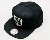 Kšiltovka Mitchell & Ness LA 50th Logo Flat Peak Los Angeles Kings Black Snapback