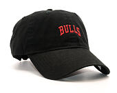 Kšiltovka New Era Unstructured Chicago Bulls 9FORTY Black Strapback