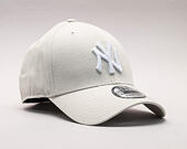 Kšiltovka New Era League Essential New York Yankees 39THIRTY Beige Stretchfit