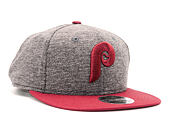 Kšiltovka New Era Jersey Mix Philadelphia Phillies 9FIFTY Grey/Red Snapback