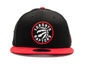 Kšiltovka New Era Team Toronto Raptors 9FIFTY Black/Red Snapback