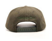 Kšiltovka Mitchell & Ness Throwback Chicago Blackhawks Olive Snapback