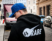 Mikina S Kapucí Pink Dolphin Rare Air Zip Up Black