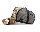 Kšiltovka New Era Patchwork Camo Trucker 9FORTY Woodland Camo Snapback