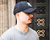 Kšiltovka New Era Heather Team Essential New York Yankees Heather Navy 9FORTY Strapback