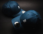 Kšiltovka New Era Linen Small Logo Detroit Tigers 9FORTY Navy Strapback