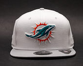 Kšiltovka New Era Contrast Crown Miami Dolphins 9FIFTY White/Gray Snapback