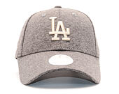 Dámská Kšiltovka New Era Jersey Essential Los Angeles Dodgers 9FORTY Grey Heather/Khaki Strapback