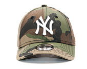 Dětská Kšiltovka New Era League Essential New York Yankees 9FORTY Child Woodland Camo/White Strapbac