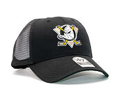 Kšiltovka 47 Brand Anaheim Ducks Branson MVP Trucker Black Snapback