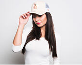 Dámská Kšiltovka New Era Essential Trucker Los Angeles Dodgers 9FORTY Satin/Gold Snapback