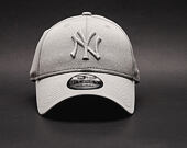 Kšiltovka New Era Jersey Heather New York Yankees 9FORTY Gray Strapback
