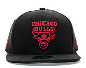 Kšiltovka New Era Chainstitch Chicago Bulls 9FIFTY Black Snapback