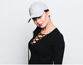 Dámská Kšiltovka New Era Sport Los Angeles Dodgers 9FORTY Gray/Silver Wing Strapback