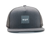 Kšiltovka HUF Box Logo Trucker Charcoal Snapback