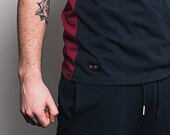 Triko New Era World Hood Tri Colour Tee Cardinal/Nigh Shift Navy/Satin