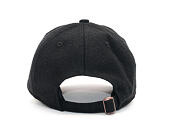 Kšiltovka New Era Mini Melton Cleveland Indians 9FORTY Light Black/Satin Strapback