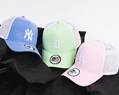 Kšiltovka New Era Oxford A Frame Trucker Los Angeles Dodgers 9FORTY Pink/White Snapback