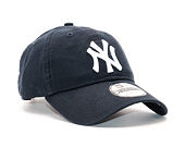 Kšiltovka New Era Team Unstructured Washed New York Yankees 9TWENTY Navy Strapback