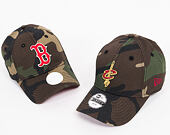 Kšiltovka New Era Camo Team Cleveland Cavaliers 9FORTY Black Camo/Cardinal Strapback