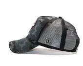 Dámská Kšiltovka New Era Camo Team Aframe Trucker Chicago Bulls 9FORTY Black Camo Snapback