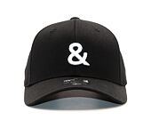 Kšiltovka State of WOW Ampersand SC9201-990& Baseball Cap Crown 2 Black/White Strapback