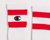 Ponožky Champion Tube Socks Crew White/Red
