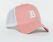 Dámská Kšiltovka New Era  Micro Cord  Detroit Tigers  9FORTY A-FRAME TRUCKER  Pink / Optic White