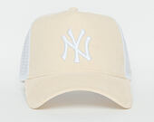 Dámská Kšiltovka New Era  Micro Cord  New York Yankees  9FORTY A-FRAME TRUCKER  Optic White / Optic