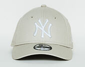 Dětská Kšiltovka New Era  League Essential Kids New York Yankees  9FORTY Child Stone / Optic White
