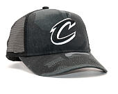 Kšiltovka New Era Trucker Washed Camo Cleveland Cavaliers 9FORTY Marine Navy Camo Snapback