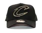 Kšiltovka New Era A Frame Metal Badge Cleveland Cavaliers 9FORTY Black/Gold Snapback