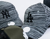 Dámská Kšiltovka New Era Engineered Fit Los Angeles Dodgers 9FORTY Gray/Black Strapback