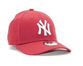 Dětská Kšiltovka New Era League Essential Kids New York Yankees 9FORTY Youth Cardinal/White Strapbac