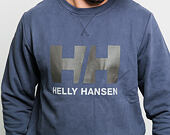 Mikina Helly Hansen Logo Crew Sweat Graphite Blue