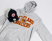 Mikina S Kapucí Mitchell & Ness Play Off Win Hoody Cleveland Cavaliers Grey