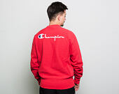 Mikina Champion Crewneck Sweatshirt Mini Classic Logo Red