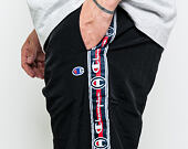 Tepláky Champion Elastic Cuff Pants Stripe Black