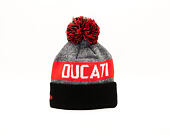 Kulich New Era FA 18 Marl Jake Knit Ducati Motor Logo Grey/Black/Scarlett