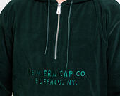 Mikina New Era Branded Cap Co. Half Zip Hoody Dark Green