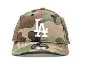 Kšiltovka New Era 9TWENTY Los Angeles Dodgers Packable Woodland Camo/White Strapback