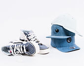 Kšiltovka New Era 9TWENTY Denim Packable Light Blue/White Strapback