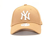 Dámská Kšiltovka New Era 9FORTY New York Yankees League Essential Wheat/White Strapback