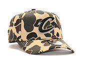 Kšiltovka New Era 9FORTY A-Frame Cleveland Cavaliers Dark Green Camo/Black Snapback