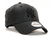 Kšiltovka New Era 9FORTY New York Yankees Heather Essential Black Strapback