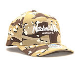 Kšiltovka Mitchell & Ness Script High Crown Desert Camo Snapback